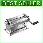 Lightweight Alloy Steel Pasta Roller - 10 Thickness Settings for Authentic Pasta