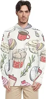 [Caihoyu] Men's Sun Shirts Protection Long Sleeve Sun Shirt UPF 50+ Quick Dry Men's Beach Hoodie