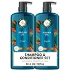 Herbal Essences Argan Oil Repair Shampoo & Conditioner Set,Moisturizes pack of 2