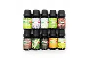 10pc Milano Decor 10ml Aromatherapy Diffuser Scented Oil Air Fragrance Oils Set
