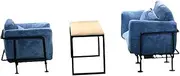 1/6 Scale Miniature Sofa and Table for 12" Action Figure Accessories,Decorative Sturdy Simulation for Photo Props Decoration