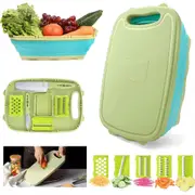 Camping Chopping Board, 9 in 1 Foldable Chopping Board, Multifunctional Chopping