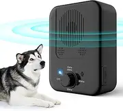 Stop Dog Barking Device, Automatic Anti Barking Devices for Dogs 33 FT, Ultrasonic Rechargeable Waterproof Dog Barking Control Deterrent Stopper Dog Training Tool Indoor/Outdoor Safe for Most Dogs