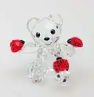 New w Gift Box SWAROVSKI Crystal Kris Bear Good Luck Bear Display Deco 5675983