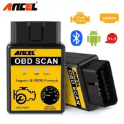 ANCEL ELM327 V1.5 Bluetooth OBD2 Scanner Car Check Engine Light Fault Diagnostic