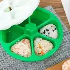 6-grid Rice Ball Machine-pressed Non-stick Triangular Sushi Rice Ball Mold _ga