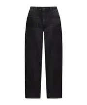 belt loop denim trousers 33,29,30,31 Black