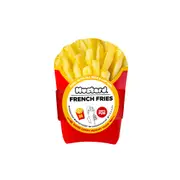 Mustard Memory Foam French Fries Mouse Rest Decorative Hand Wrist Support