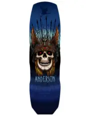 Powell Peralta Andy Anderson Heron Maple Skull Deck Blue | 9.13"