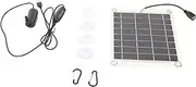 SOLAR WATER PUMP KIT 10W DOUBLE SIDED MONOCRYSTALLINE SILICON SOLAR PANEL 5V 3W LOW NOISE WATER PUMP KIT FOR BIRD BATHING FISH TANK GARDEN