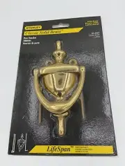 Stanley Classic Solid Brass Door Knocker 80-4097 Bright polished finish