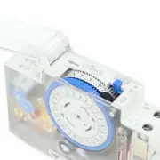 Mechanical Timer Switch AC 220‑240V Wide Application Transparent 24h Timer