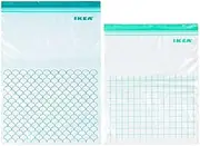 [IKEA] ISTAD Plastic Bags - Turquoise Light Turquoise - Pack of 30