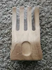 Set of Wooden Fork Hands Claw Salad Tossing Utensils Pasta Servers MCM New