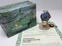 在飛比找Yahoo!奇摩拍賣優惠-【黃忠政名錶】 勞力士 Rolex 16613 submar