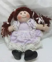 VTG NIB 1985 Porcelain Cabbage Patch Brown Eyed Brunette Stephanie Anne Ltd Ed