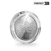 Coin capsules ULTRA Perfect Fit for 1 oz. Maple Leaf Silver (38mm), 40-pack