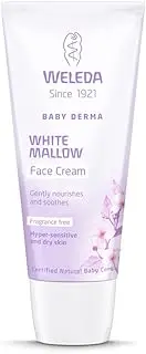 WELEDA Weleda White Mallow Face Cream 50ml | Fragrance-Free | Atopic Dry Skin | Eczema Association Accepted | Organic