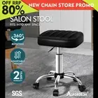 ALFORDSON Salon Stool Square Swivel Barber Hair Dress Chair Gas Lift Lina Black
