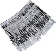 [HORIALENCE] Sequin Hip Scarf Skirt for Women Sparkly Tassel Dance Costume Flexible for Unrestricted Movement for Performance Festival Wear Elegant Sequins Captivating Waist Chain