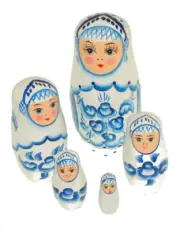 Mary Jane Nesting Dolls s/5