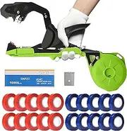 Upgraded Plant Tying Machine with Spare Parts,Garden Tape and Staples to Quickly Bundle Tomatoes,Grapes and Climbing Vegetables in an Easy-to-use Tool(SK5)