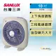 【SANLUX 台灣三洋】10吋按鍵式方型扇(SBF-1000A1)