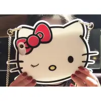 在飛比找蝦皮購物優惠-Hello kitty i6plus鏈條手機殼（可側背）