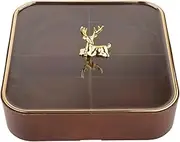 Yajuyi Elegant Serving Platter for Candy and Nuts - Stylish Snack Tray with Dividers, Style A