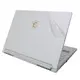 【Ezstick】MSI Stealth 16Studio A13V 白色機 機身貼 (含上蓋、鍵盤週圍、底部貼)