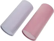HOODANCOS 2Pcs Car Tissue Cylinder Stylish Automotive Tissue Containers for Convenient Accessory Portable Tissues Holder for Car Interior and Practical Design for Easy