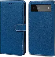 Compatible with Google Pixel 6 Pro 5G Flip Kickstand Cover,Compatible with Google Pixel 6 Pro 5G Wallet Magnetic Closure Case HJL