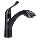 Oil Rubbed Bronze Kitchen Faucet Mixer Pull Out Single Handle Swivel Commercial
