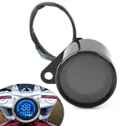 Retro Motorcycle Digital Speedometer 12V LED LCD Odometer Tachometer Fuel Mete