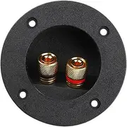 LeeQinersw Speaker Box Terminal Power Speaker Terminal Plate Compact Repalcement 3inch Binding Post Easy Connector for Car Automotive