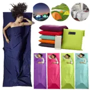 Travel Sleeping Bag Liner Travel Sheet Lightweight Camping Sleep Bag for Hiking.