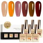 9ML Translucent Gel Nail Polish Set High Gloss SoakOff UV LED Manicure Salon DIY