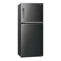 在飛比找ETMall東森購物網優惠-Panasonic國際牌580公升雙門變頻晶漾黑冰箱NR-B