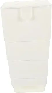 Cabilock Capacity Garbage Bag Storage Box Wall Mounted Foldable Plastic Bag Dispenser for Kitchen Easy to Clean Simple Installation Draw Opening Design