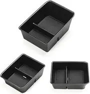 ATATHXHQay Car Armrest Storage Box Compatible for Q4 E-Tron 2021-2024 Center Console Tray Organizer ABS Secondary Container Storage