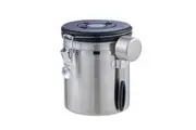 Leaf & Bean Coffee Canister with Spoon
