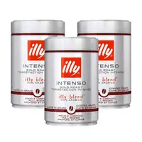 在飛比找momo購物網優惠-【illy】深焙咖啡豆x3罐組(250g/罐)