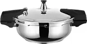 Small Pressure Cooker - 2 Liter Pressure Pan Cooking Pot, Stainless Steel Pressure Oyster Fish Pot, Fast Cooking Pressure Canner Cookware For Pressure Foodie Steaming