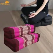 [MANGO TREES] 3-Fold Portable Zafu&Zabuton Meditation Cushion Pink