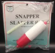 Dolphin Brand ~ Snapper Slapping Bluefish Rig, Red/White 3" Popping