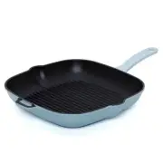 NEW Chasseur Square Grill Pan Duck Egg Blue 25cm