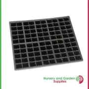 3 x 100 Cell Seedling Plant Propagation Plug Tray & 3 x watertight trays
