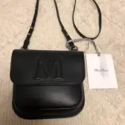 Max Mara Shoulder Bag Black Minor Scratches FROM JAPAN Authentic from Japan!!!!!