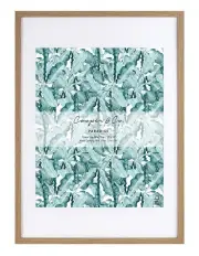 [Cooper & Co] Premium Paradise Photo Frame 50x70cm Matt to 40x50cm in Oak