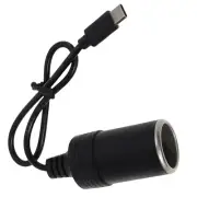 Type C to 15V PD Car Cigarette Lighter Socket Female Converter Adapter Cable